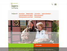 Tablet Screenshot of jagersvereniging.nl